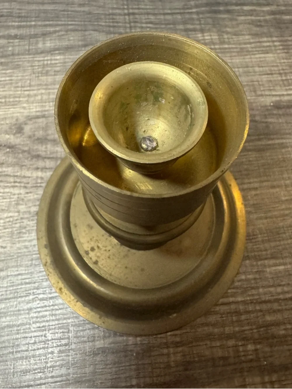 Vintage Solid Brass Candlestick Candle Holder Pedestal